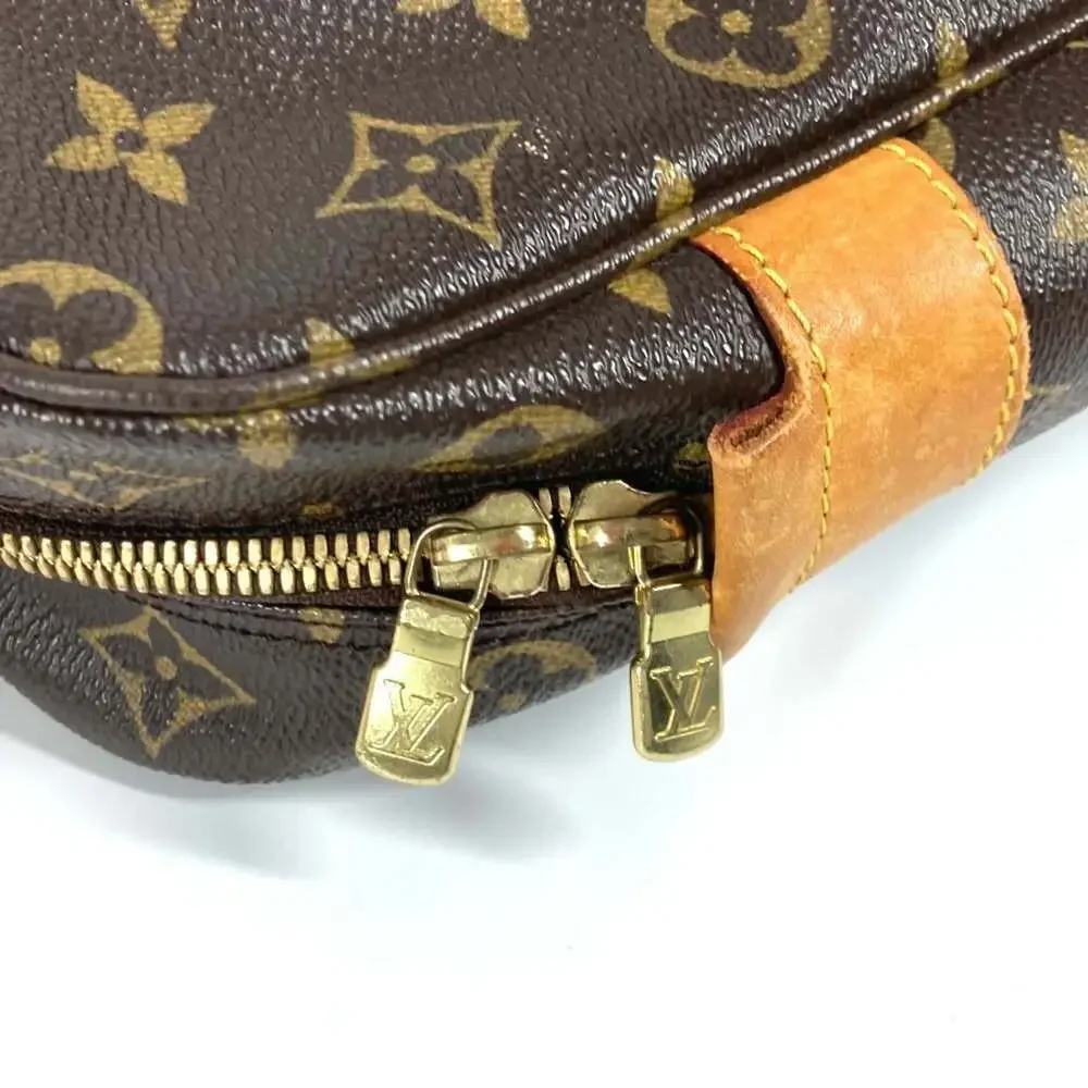 LOUIS VUITTON Authentic Brown Monogram Canvas Tote Bag